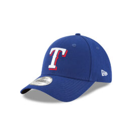 New Era 9Forty Texas Rangers Game World Series 2023 Official Champions Side Patch Adjustable Strapback Hat Royal Blue