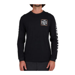 Salty Crew Coaster Premium Long Sleeve T-Shirt Black