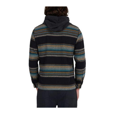 Salty Crew Outskirts Flannel Long Sleeve Black