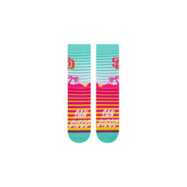 Stance San Diego Padres City Connect Game Crew Socks Teal