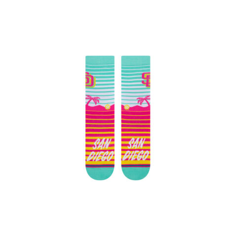 Stance San Diego Padres City Connect Game Crew Socks Teal - Image 2