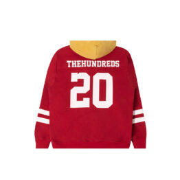The Hundreds Anniversary Pullover Jersey Hoodie Red White