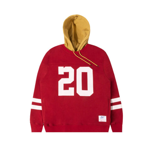 The Hundreds Anniversary Pullover Jersey Hoodie Red White
