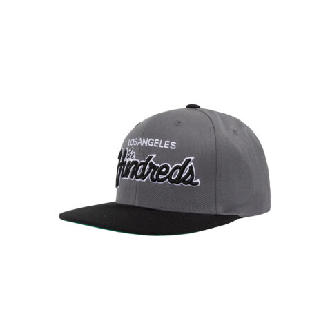 The Hundreds Team 2 Snapback Hat Grey Black