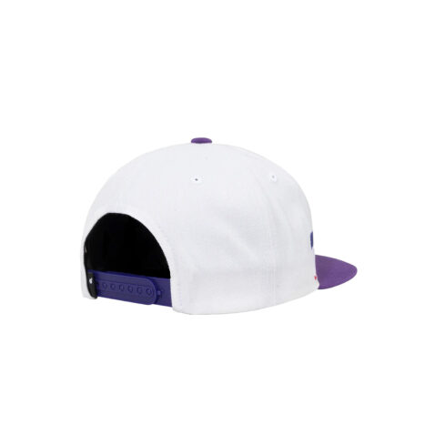 The Hundreds Team 2 Snapback Hat White Purple