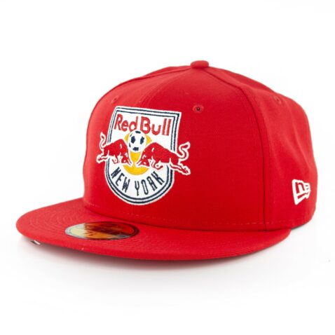 New Era 59Fifty New York Red Bulls Basic Fitted Hat Scarlet Red
