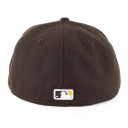 New Era 59Fifty San Diego Padres Game Friar Fitted Hat Burnt Wood Brown