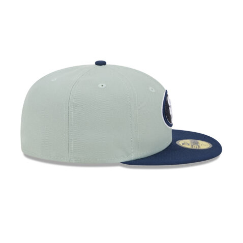 New Era 59Fifty San Francisco 49ers Color Pack Fitted Hat Light Mint Green Dark Navy - Image 6