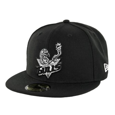 New Era 59fifty San Diego Gulls Muerto Fitted Hat Black