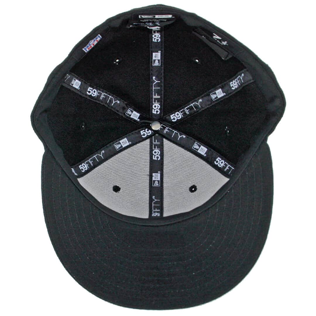 New Era 59Fifty San Diego Chargers Black Graphite Fitted Hat New Era 59Fifty San Diego Chargers Black Graphite Fitted Hat - Image 3