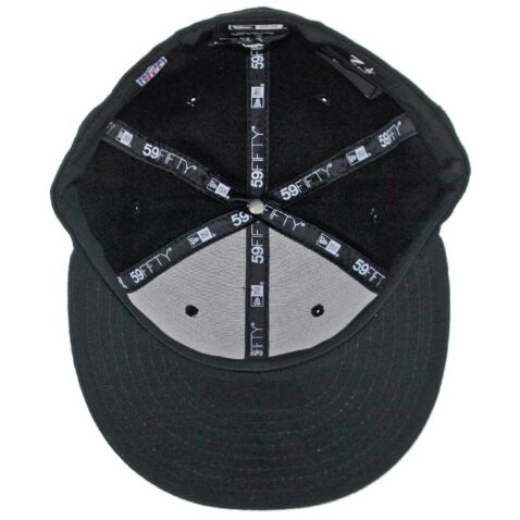 New Era 59Fifty San Diego Chargers Black White Fitted Hat - Image 3