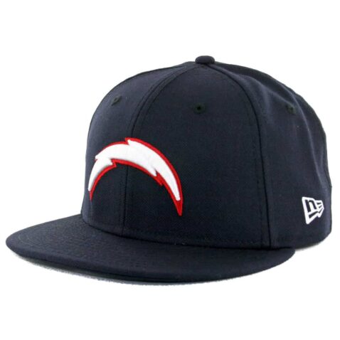 New Era 59Fifty San Diego Chargers Dark Navy White Red Fitted Hat
