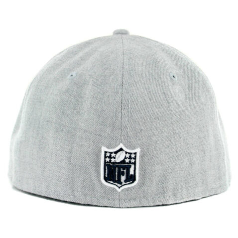 New Era 59Fifty San Diego Chargers Heather Grey Dark Navy White Fitted Hat