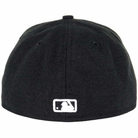 New Era 59Fifty Los Angeles Dodgers Fitted Black White Hat - Image 2