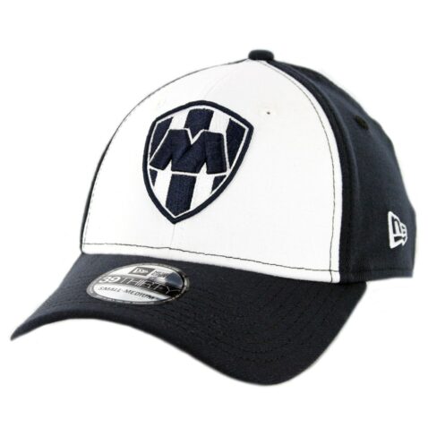 New Era 39Thirty Monterrey Rayados Stretch Fit Hat Dark Navy White Dark Navy