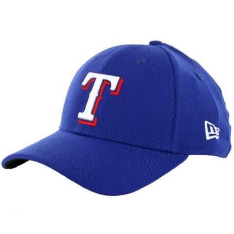 New Era 39Thirty Texas Rangers Team Classic Stretch Fit Hat, Royal Blue