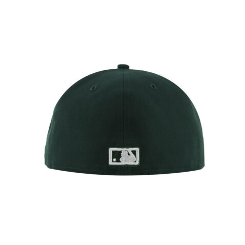 New Era 59Fifty Florida Marlins Fitted Hat Dark Green White