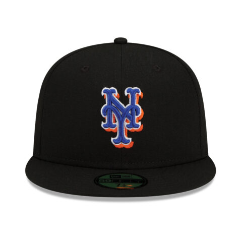 New Era 59Fifty New York Mets Alternate 2 On Field Fitted Hat Black