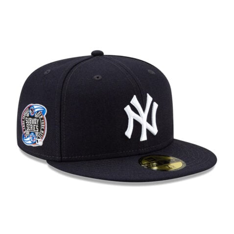New Era 59FIFTY New York Yankees Subway Series Side Patch Fitted Hat Dark Navy New Era 59FIFTY New York Yankees Subway Series Side Patch Fitted Hat Dark Navy