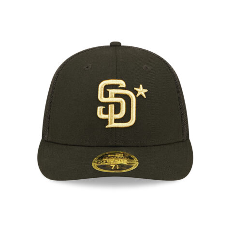 New Era 59Fifty San Diego Padres Low Profile 2022 All-Star Game Mesh Trucker Fitted Hat Black
