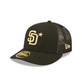 New Era 59Fifty San Diego Padres Low Profile 2022 All-Star Game Mesh Trucker Fitted Hat Black