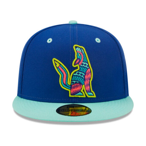 New Era 59Fifty Sonadores de Hillsboro Hops Copa De La Diversion Fitted Hat Royal Blue Mint - Image 3
