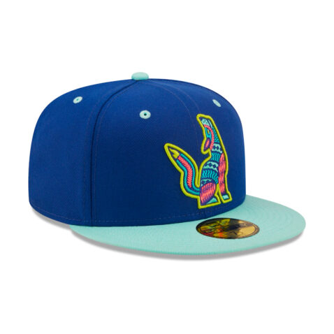 New Era 59Fifty Sonadores de Hillsboro Hops Copa De La Diversion Fitted Hat Royal Blue Mint