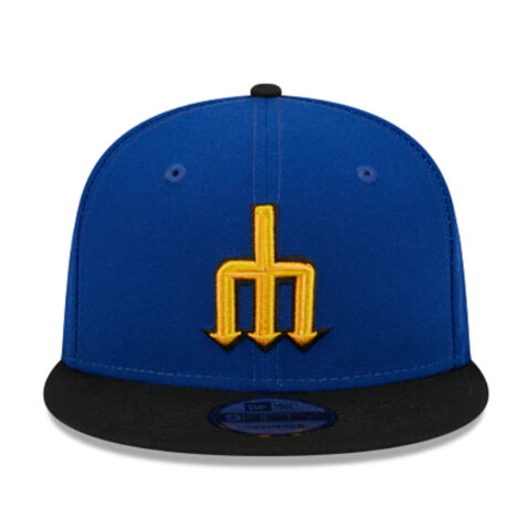 New Era 9Fifty Seattle Mariners City Connect Snapback Hat Royal Blue - Image 3