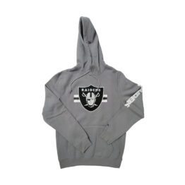 New Era Las Vegas Raiders Sideline Pullover Hooded Sweatshirt Dark Grey