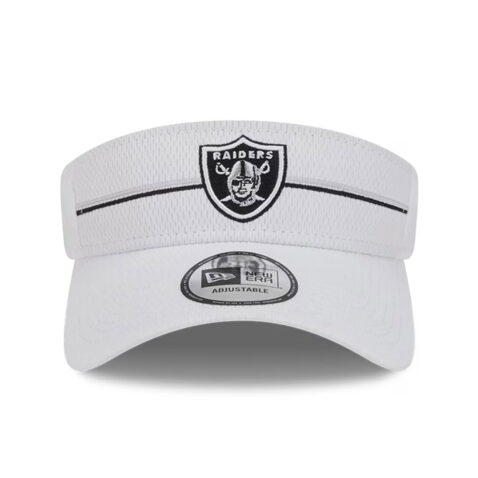 New Era Las Vegas Raiders Training Camp 2023 Visor White