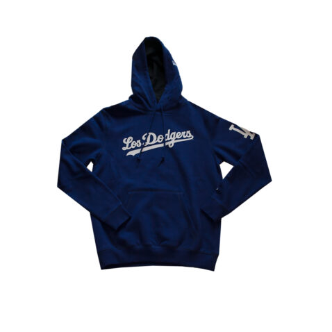 New Era Los Angeles Dodgers 2023 City Connect Pullover Hooded Sweatshirt Alternate Dark Royal Blue