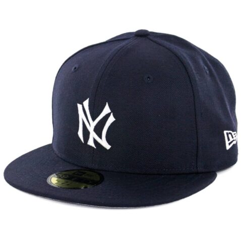 New Era 59Fifty New York Yankees 1934 Cooperstown Wool Standard 2 Fitted Hat Dark Navy