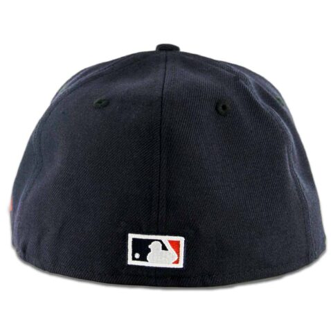 New Era 59Fifty San Diego Padres Fitted Dark Navy, Scarlet Red, White Hat - Image 2