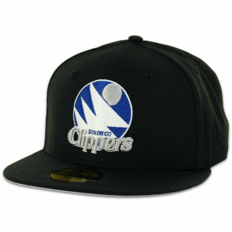 New Era 59Fifty San Diego Clippers Black, Silver, Royal Blue Fitted Hat