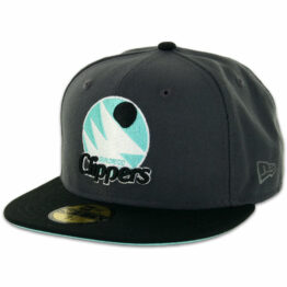 New Era 59Fifty San Diego Clippers Two Tone Graphite, Black, Mint – Black Fitted Hat