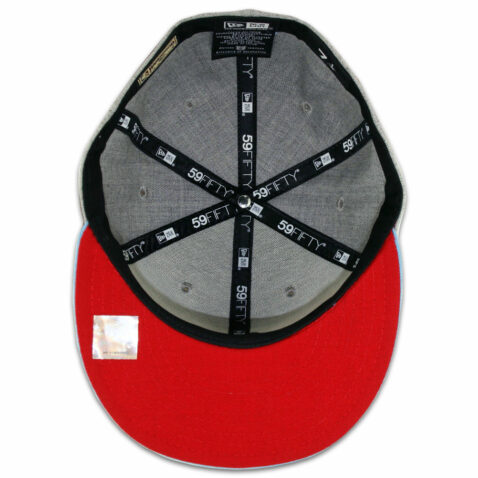 New Era 59Fifty San Diego Clippers Two Tone Heather Grey, Red, Sky Blue Fitted Hat