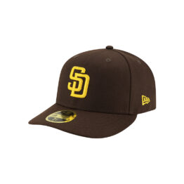 New Era 59Fifty Low Profile San Diego Padres 2022 Post Season Side Patch On Field Game Fitted Hat