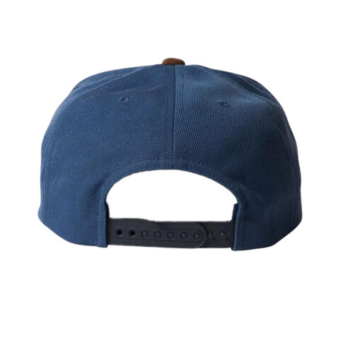 Brixton Oath III Adjustable Snapback Hat Ombre Blue Desert Palm Brown