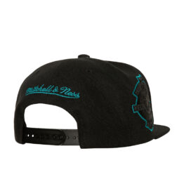 Mitchell & Ness Charlotte Hornets TC Bottoms Adjustable Snapback Hat Black