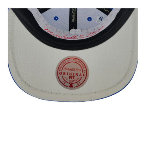 Mitchell & Ness Los Angeles Dodgers All Out Adjustable Snapback Hat Dark Royal Blue - Image 3