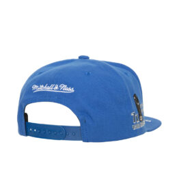 Mitchell & Ness Los Angeles Dodgers All Out Adjustable Snapback Hat Dark Royal Blue