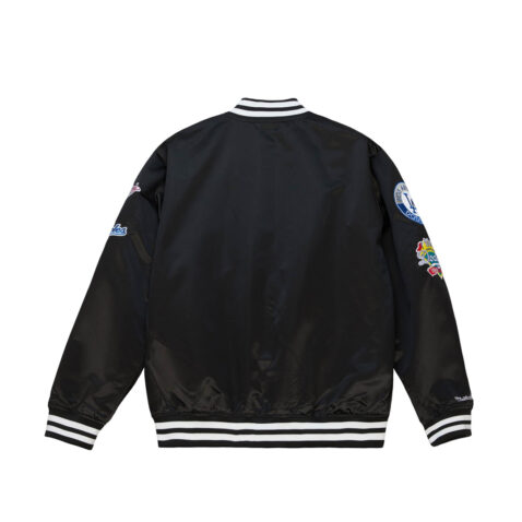 Mitchell & Ness Los Angeles Dodgers City Collection Lightweight Satin Jacket Black Mitchell & Ness Los Angeles Dodgers City Collection Lightweight Satin Jacket Black