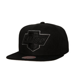 Mitchell & Ness Los Angeles Kings TC Bottoms Adjustable Snapback Hat Black