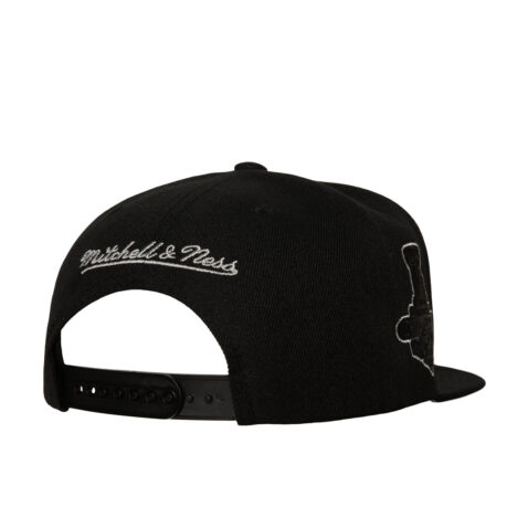 Mitchell & Ness Los Angeles Kings TC Bottoms Adjustable Snapback Hat Black