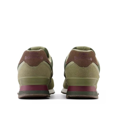 New Balance 574 Shoe Olive Green Bone