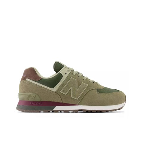 New Balance 574 Shoe Olive Green Bone