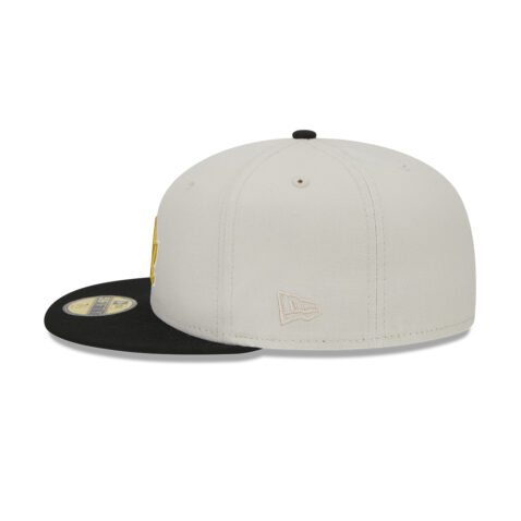 New Era 59Fifty Los Angeles Dodgers Two-Tone Stone Fitted Hat Metallic Gold Black New Era 59Fifty Los Angeles Dodgers Two-Tone Stone Fitted Hat Metallic Gold Black