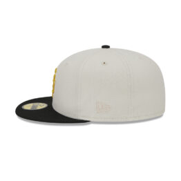 New Era 59Fifty San Francisco Giants Two-Tone Stone Fitted Hat Metallic Gold Black