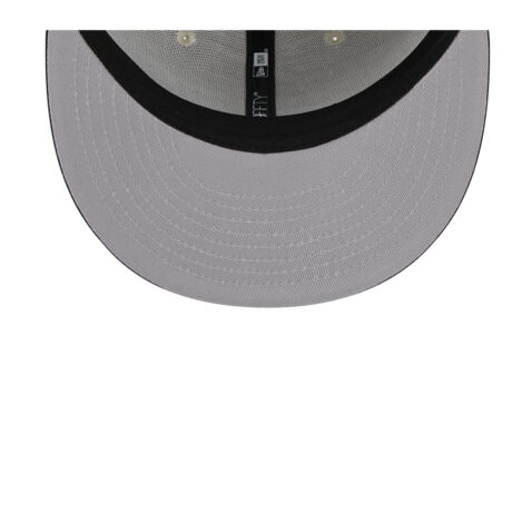 New Era 59Fifty San Francisco Giants Two-Tone Stone Fitted Hat Metallic Gold Black - Image 7