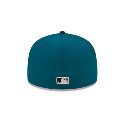 New Era 59Fifty Seattle Mariners Cloud Spiral Fitted Hat Midnight Green Black - Image 6